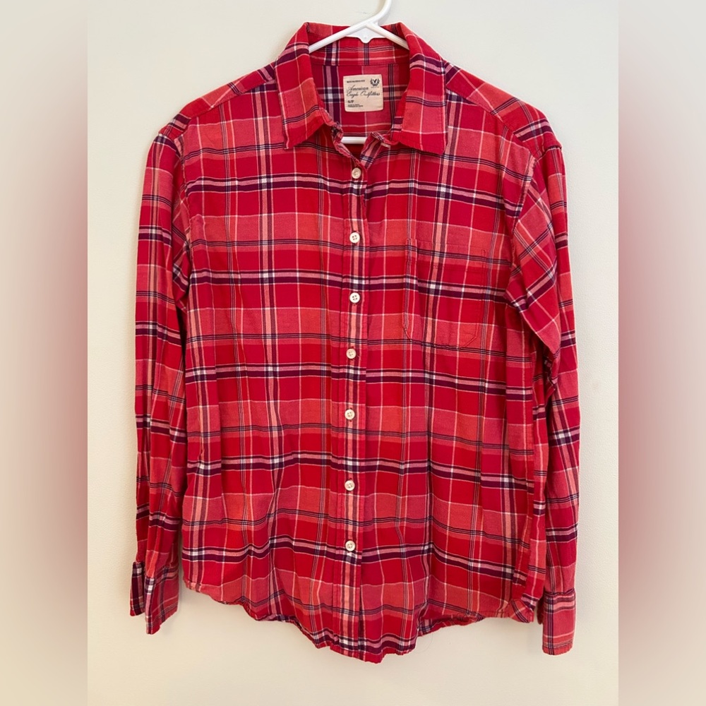 VINTAGE American Eagle Boyfriend Fit Flannel